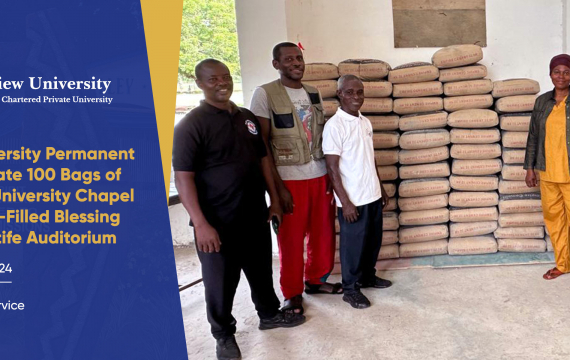 Valley View University Permanent Junior Staff Donate 20 Bags of Cement for Chapel Construction: A Unity-Filled Blessing Event at Boluwatife Auditorium